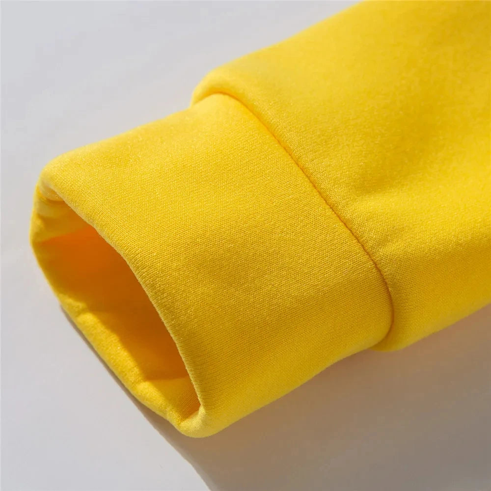 Sudadera con Capucha Casual para Hombre y Mujer, Color Sólido