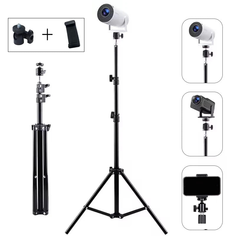 Soporte trípode portátil para mini proyector HY300, altura 50-160 cm