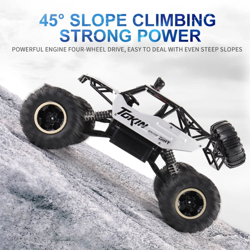 Auto RC 4x4 Todoterreno Control Remoto 1:12 OiKe con Luces LED
