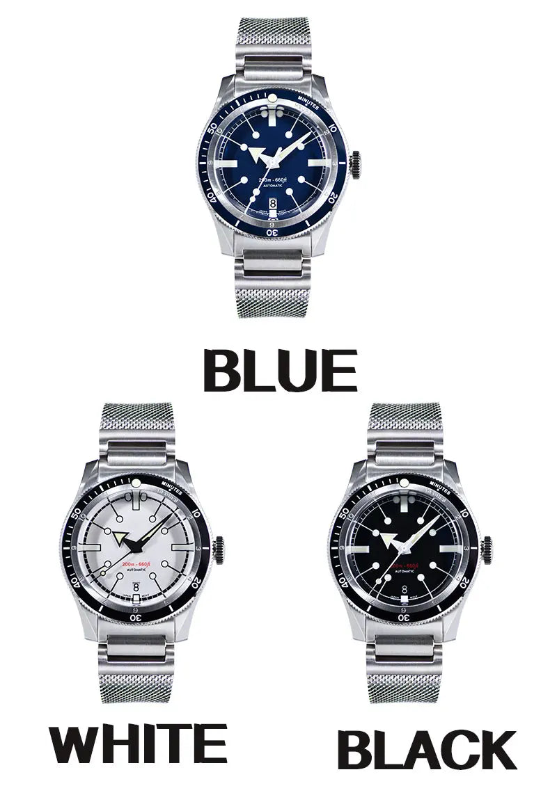 Reloj de Buceo SEA KNIGHT Mecánico Automático NH35A, Zafiro, 200M