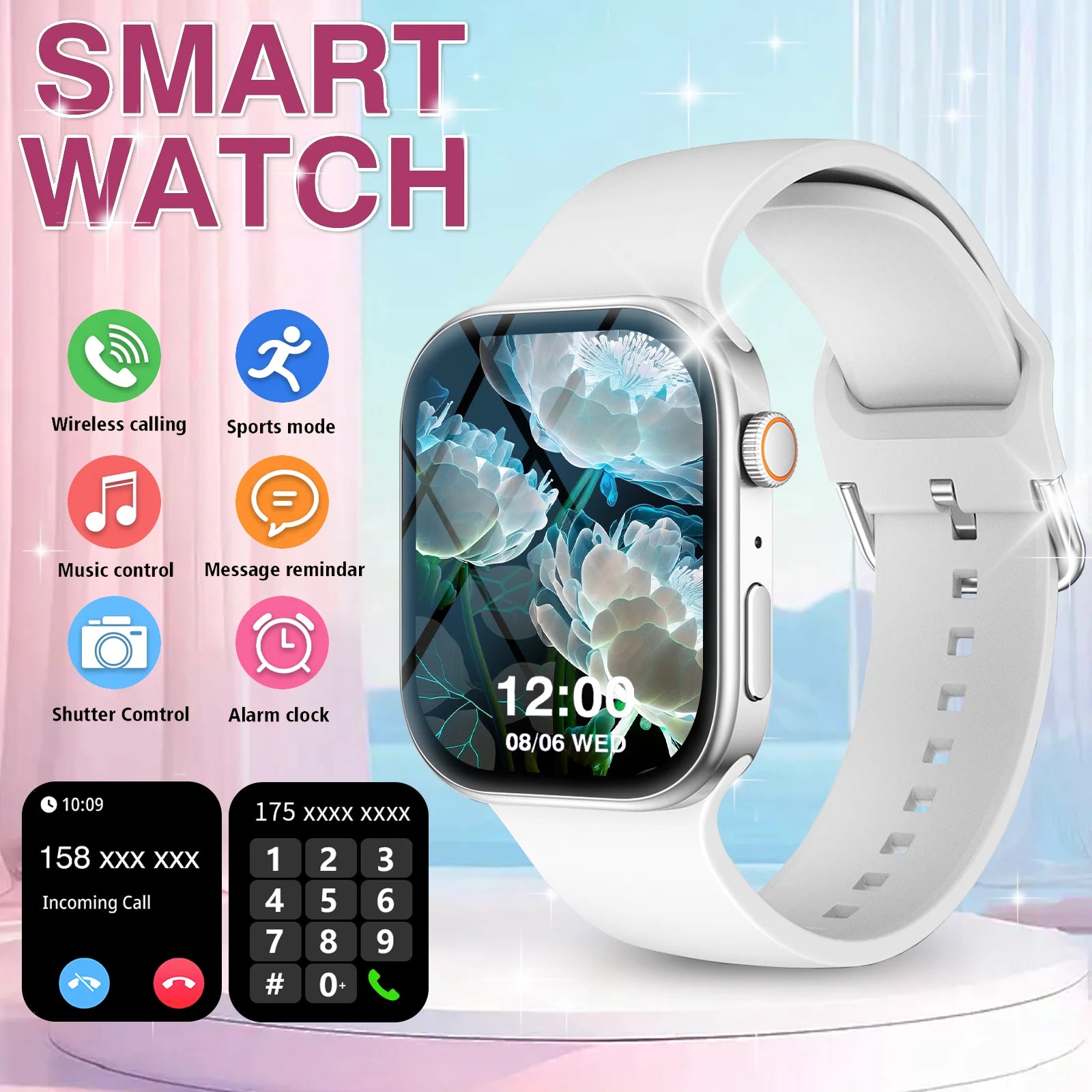 Reloj Inteligente P98 con Llamadas, Modos Deportivos y Recordatorios de Apps