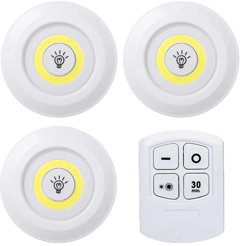 Luz LED Regulable para Gabinete con Control Remoto