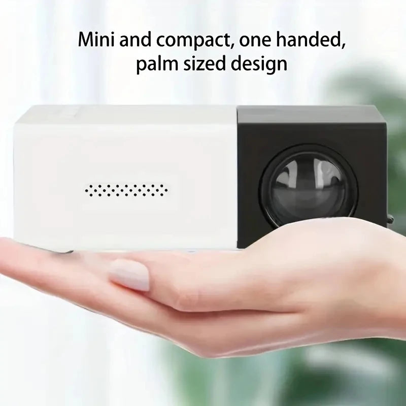 Proyector mini YG300 HD con conexión HDMI y USB para cine en casa