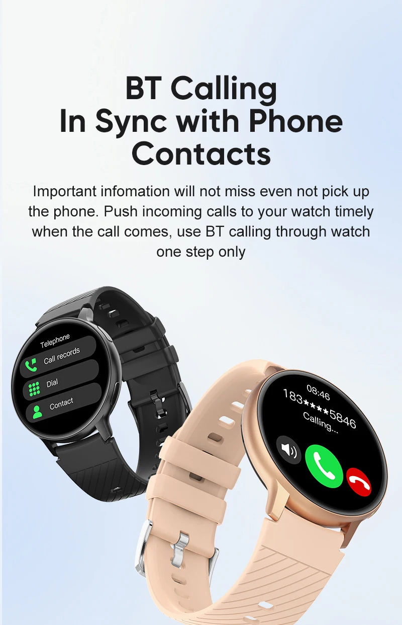LIGE Reloj Inteligente Mujer Esfera Personalizada