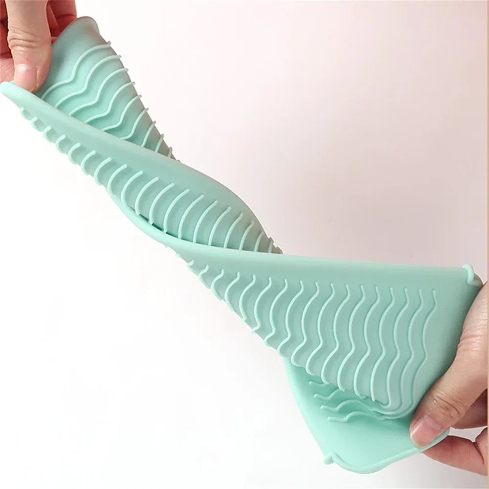 Nueva estera de silicona de talla grande resistente al calor, herramientas calientes portátiles de viaje, cubierta de almohadilla para rizador, plancha de pelo plana