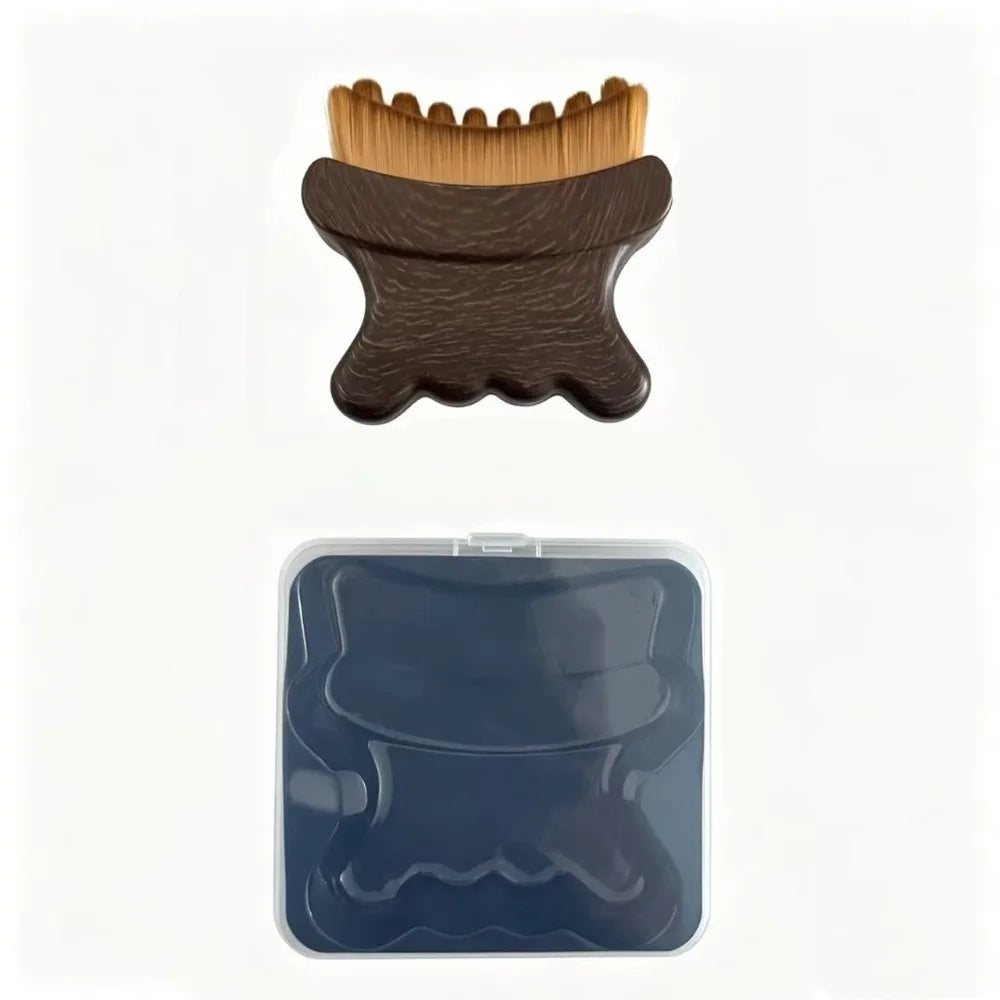 Cepillo Facial para Contorno Linfático, Herramienta Antihinchazón, Masajeador Suave para la Línea de la Mandíbula, Drenaje Linfático, Diseño Ergonómico