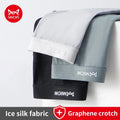 MiiOW, 3 uds., Boxershorts finos de seda helada para verano para hombre, ropa interior antibacteriana de grafeno para hombre, bragas transpirables y frescas para hombre, Boxershorts