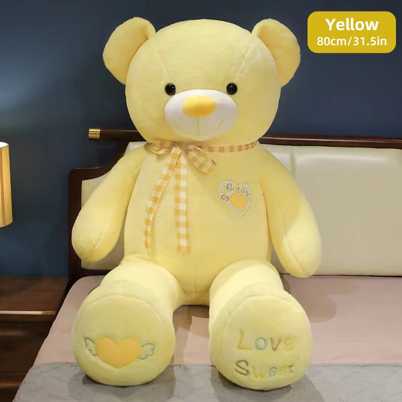 Oso de Peluche Gigante 80/100cm Suave Almohada de Abrazo