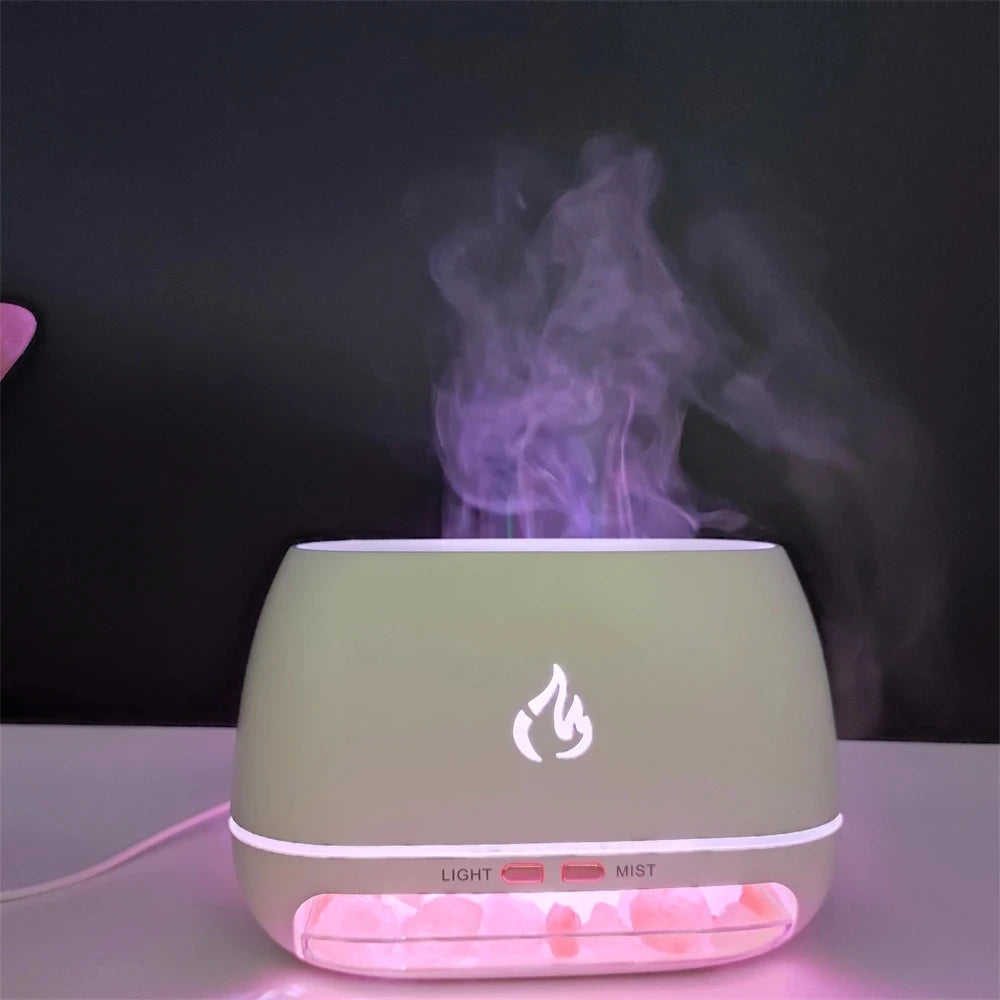 Humidificador Llama 3D Piedra de Sal del Himalaya