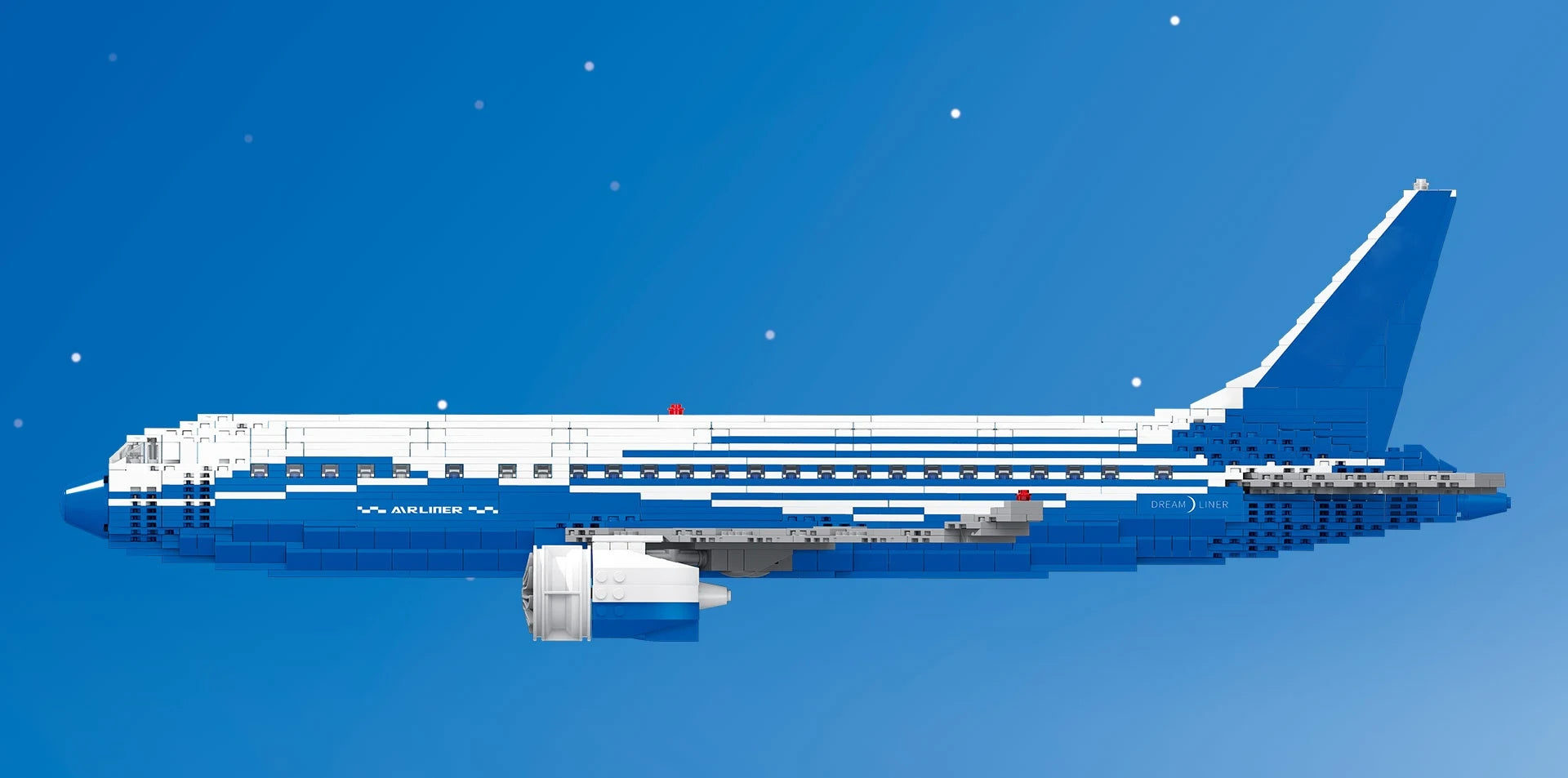 Bloques de Construcción de Avión de Pasajeros 80009, Kit de Modelo DIY, Juego de Construcción Educativo STEM, Regalo de Cumpleaños, Decoración para el Hogar
