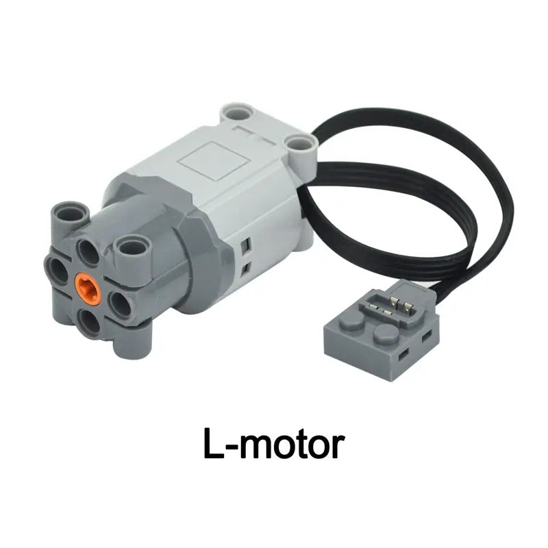 Bloques de construcción electrónicos técnicos, accesorios de reacondicionamiento MOC, micromotor, piezas de funciones de potencia RC, bloques de coche DIY creativos, juguetes para niños
