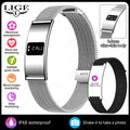Pulsera inteligente LIGE con monitor de salud y seguimiento deportivo