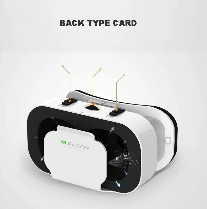Gafas de realidad Virtual 3D VR, dispositivos de auriculares, lentes de casco, gafas inteligentes para teléfonos inteligentes, teléfono móvil, juego de visor Viar