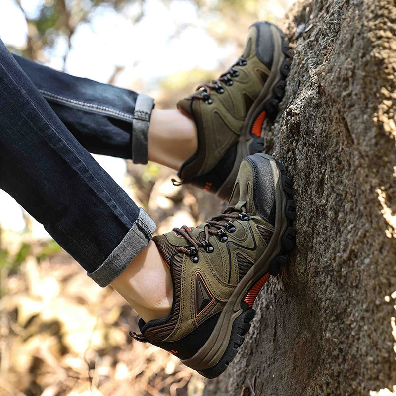 Zapatillas de senderismo para hombre antideslizantes y transpirables