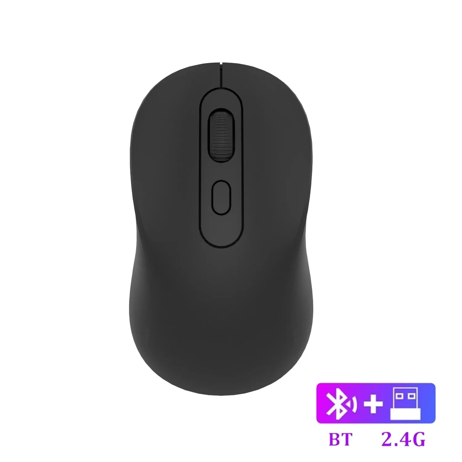 Ratón inalámbrico Bluetooth 5,2 de 2,4G, ratón recargable de modo Dual para juegos, ratón silencioso de 1600 DPI para PC, portátil, MacBook Pro Bluetooth 5.2 Mouse 2.4G Wireless Mouse Rechargeable Dual Mode Gaming Mous