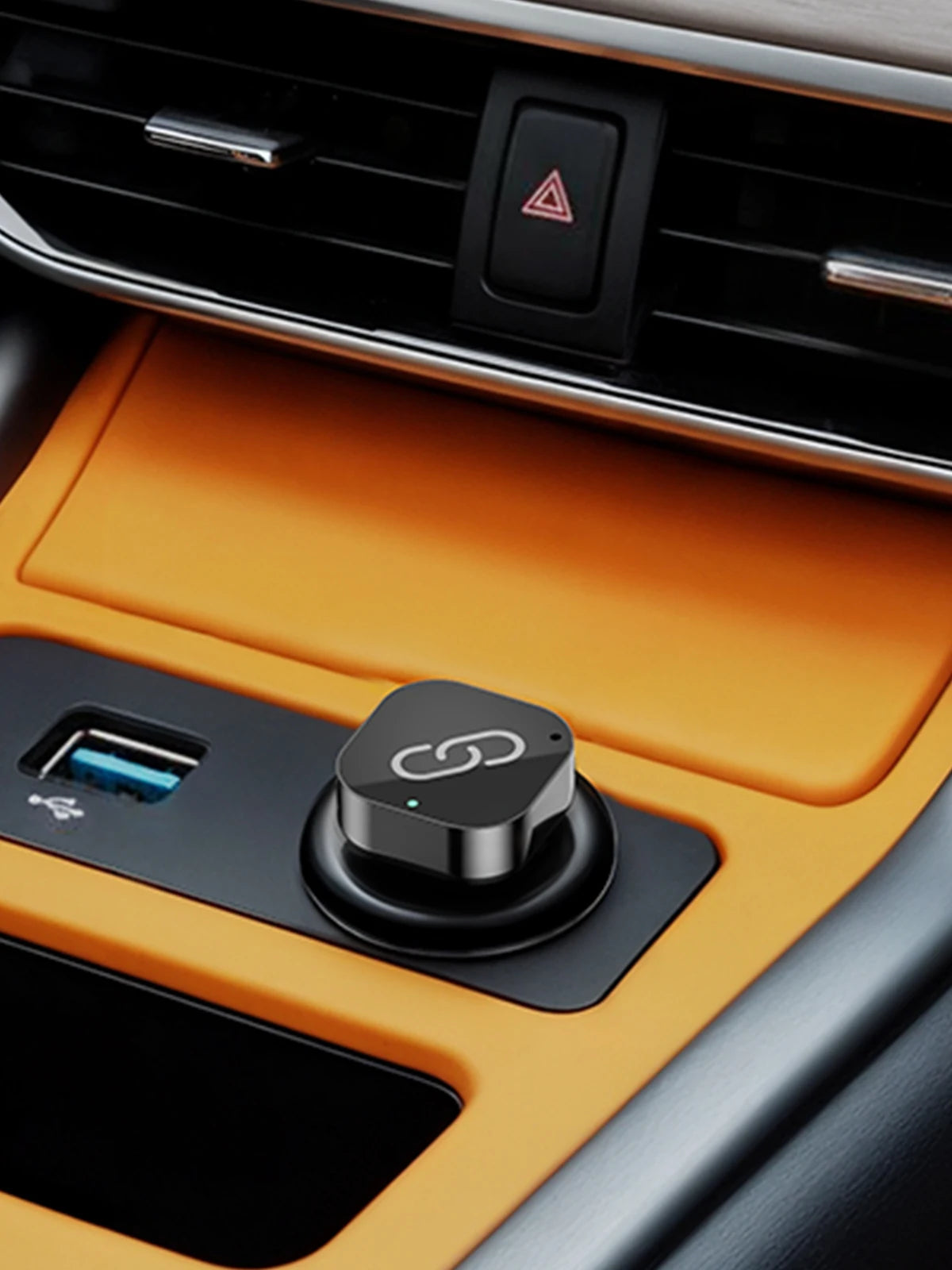 Adaptador Inalámbrico CarPlay 2026 (Tipo C) CarPlay y Android Auto, Puerto Tipo C, Convierte de Cableado a Inalámbrico, Plug & Play, Auto-C