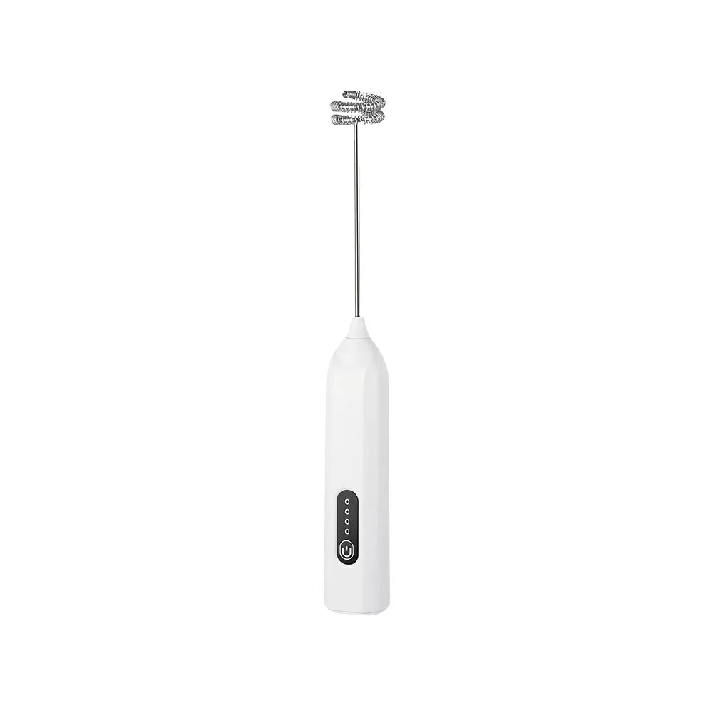Espumador de leche inalámbrico USB recargable 3 velocidades para café
