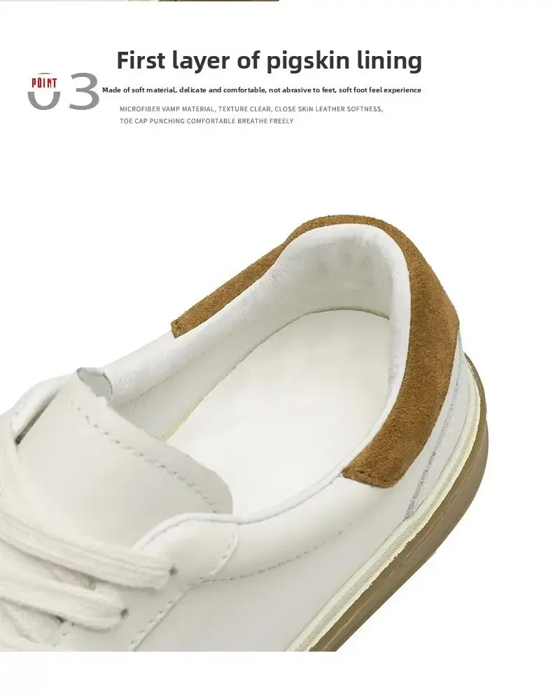 Zapatos casuales de cuero genuino para hombre, ligeros y cómodos