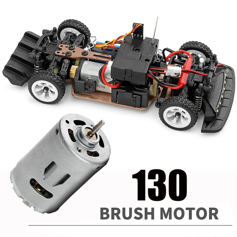 Wltoys RC 284019 Control remoto 1/28 30 Km/H Mosquito de carreras de alta velocidad 2,4 GHz todoterreno RTR Rally Drift Car