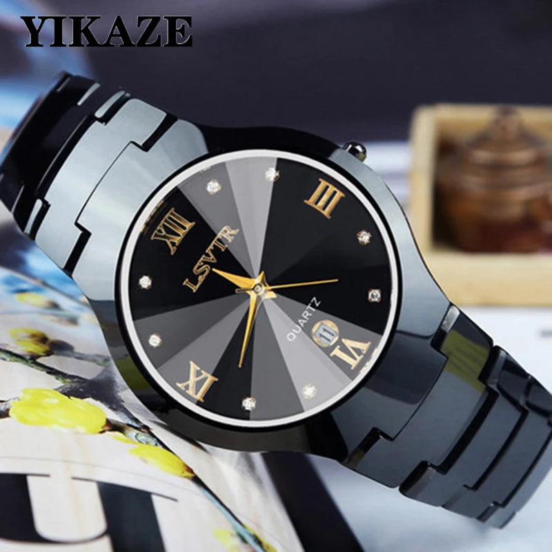 Reloj de Pareja YIKAZE Acero Inoxidable Resistente Agua