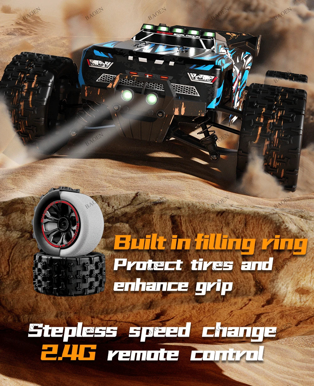 SCY9522PRO 85 KM/H coche RC de alta velocidad sin escobillas 4WD todoterreno coche de Control remoto 1:16 coches de carreras profesionales SCY9522 50 KM/H
