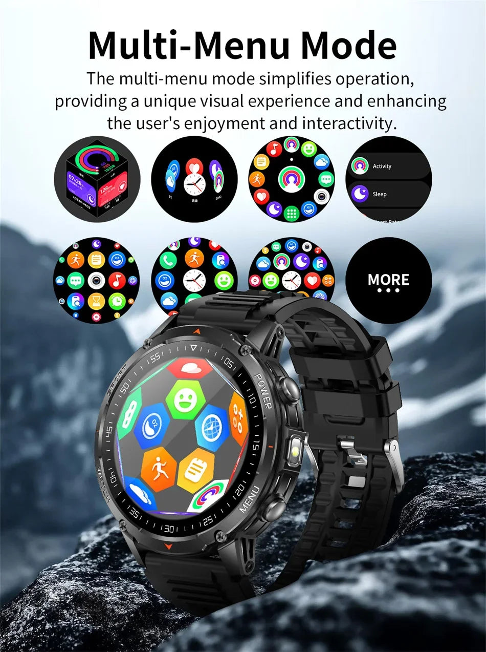 Reloj Inteligente Militar T-Rex 3 GPS Bluetooth