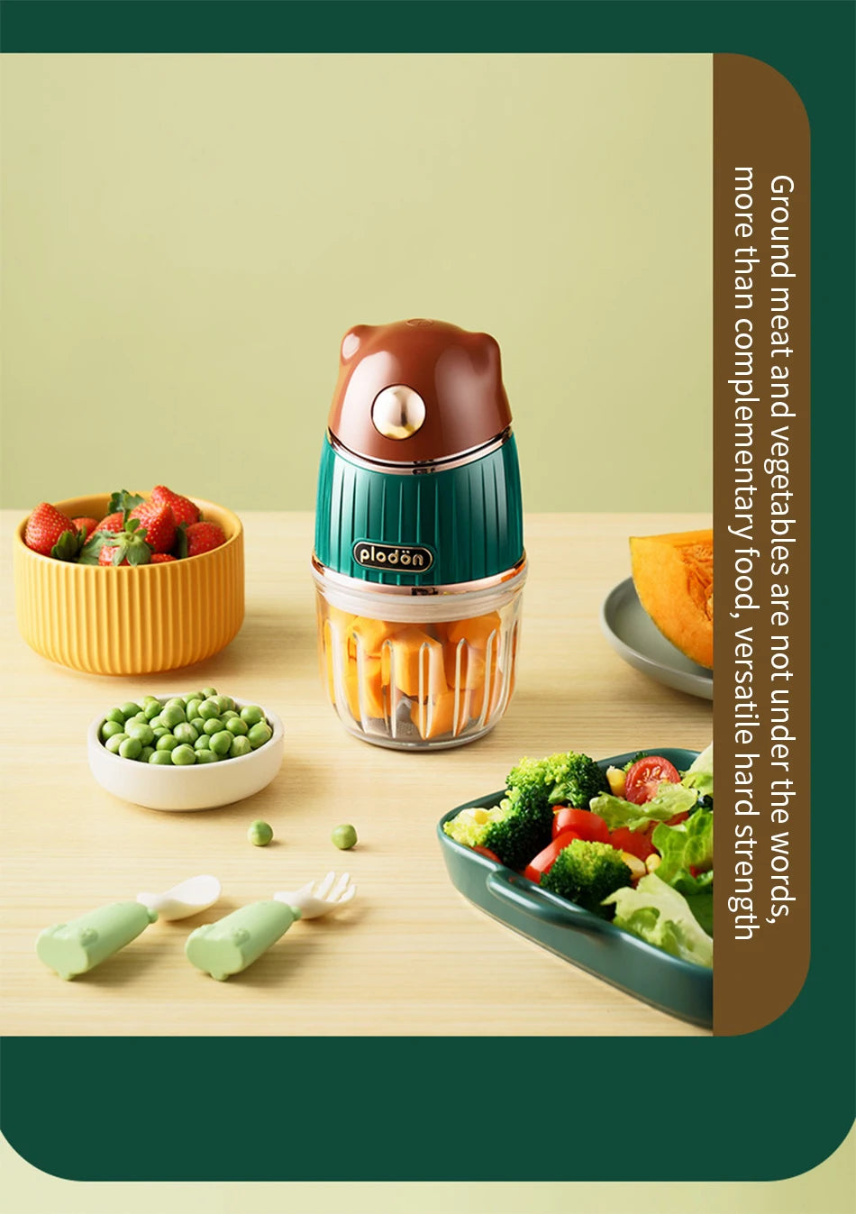 Molinillo Eléctrico Multifuncional con Cuchillas - Café, Especias y Nueces