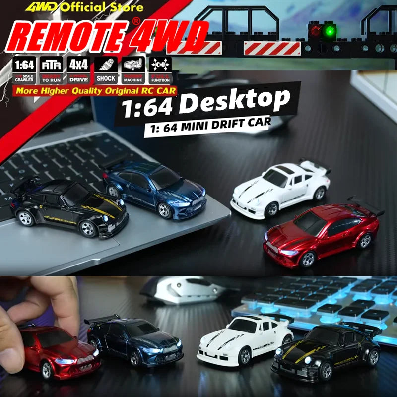 Auto RC de Deriva 4WD Mini Alta Velocidad con Giroscopio