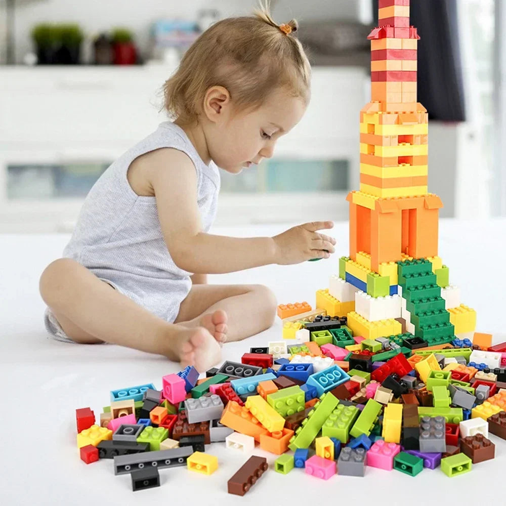 Creativo 125g/250g DIY bloques de construcción coloridos conjunto a granel montaje clásico educativo pequeños ladrillos de pellets juguetes para niños regalos