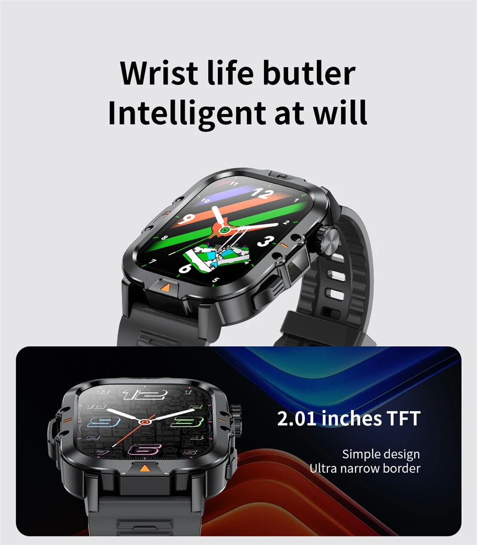 Reloj Inteligente LIGE Bluetooth Deportivo Resistente Agua