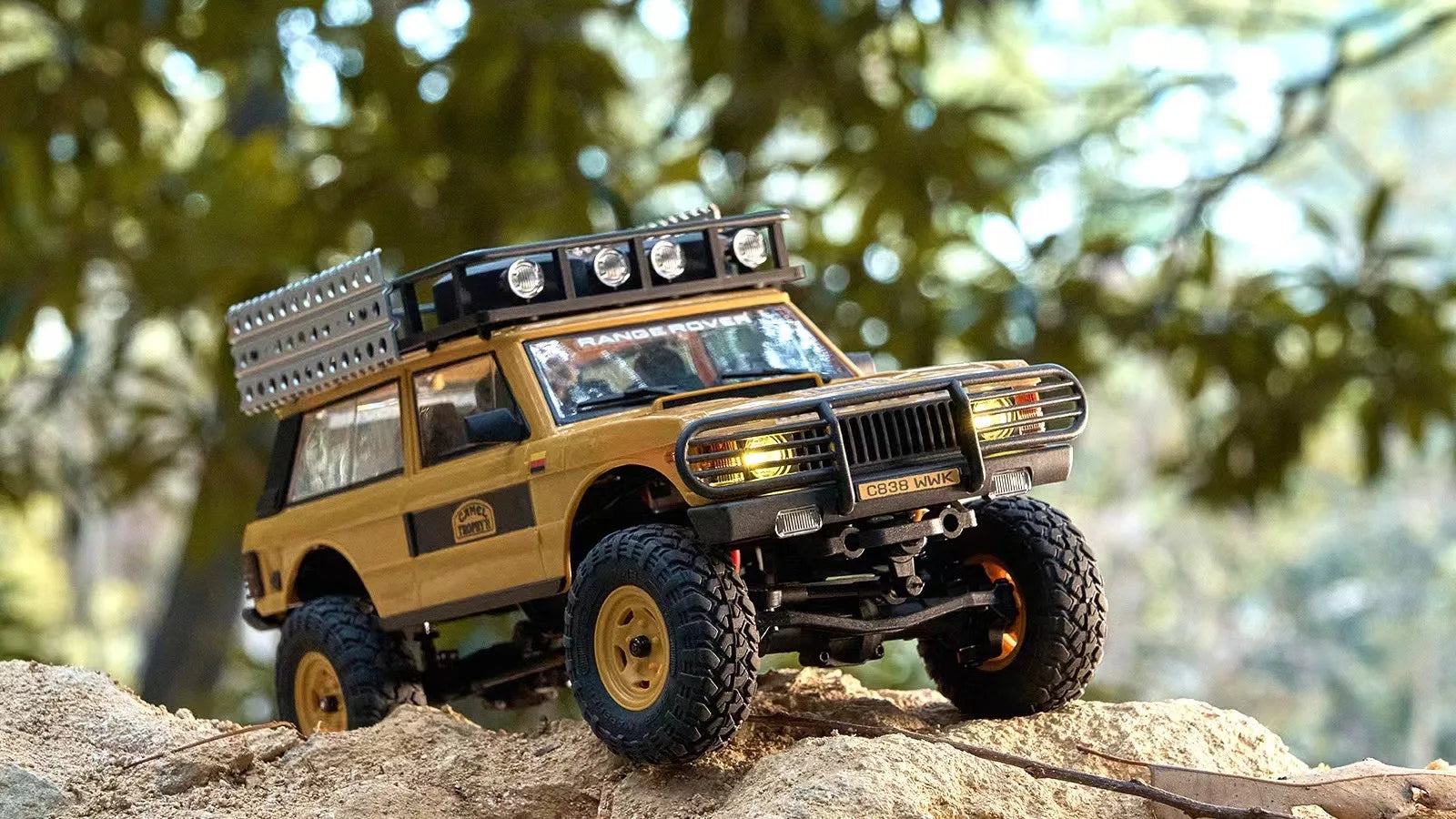 Auto de Control Remoto FMS Land Rover 1/24 Todo Terreno RC