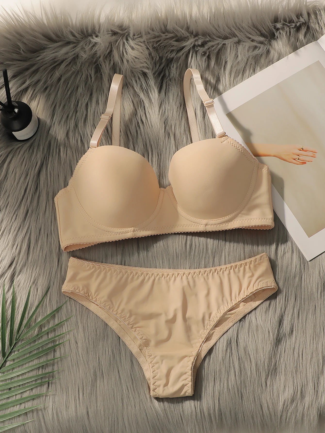 Conjunto de Sujetador Push Up y Bragas para Mujer