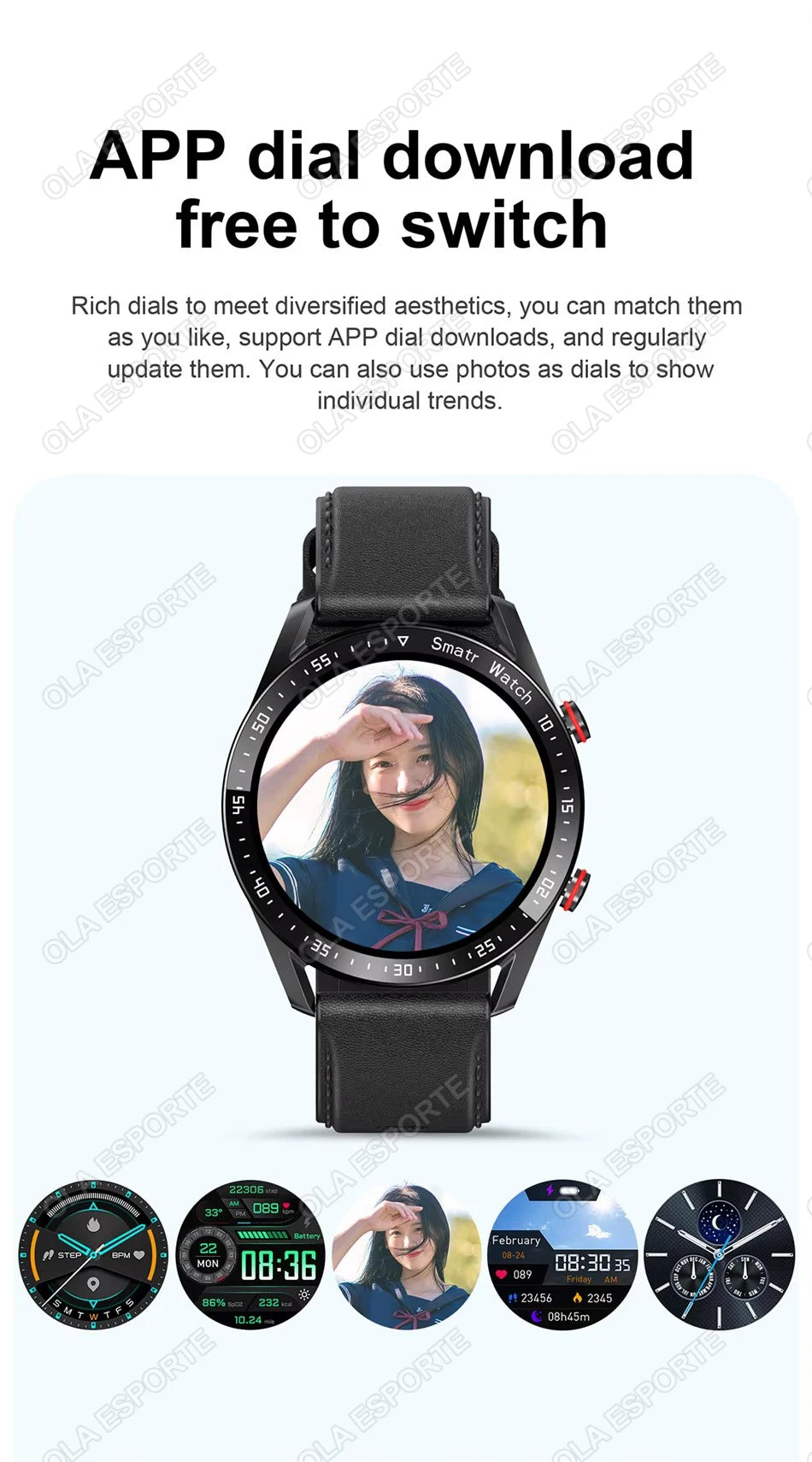 2025 nuevo reloj inteligente para hombres pantalla completamente táctil de 1,5 pulgadas llamada Bluetooth relojes de hombre de negocios Fitnes reloj inteligente deportivo para Android IOS