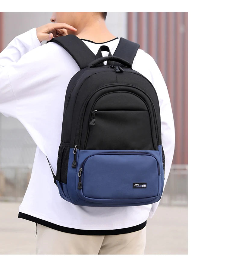 Mochila de viaje de gran capacidad - Mochilas para hombre para la escuela secundaria y la universidad - Impermeable, Multifuncional, Compatible con computadora portátil, Du