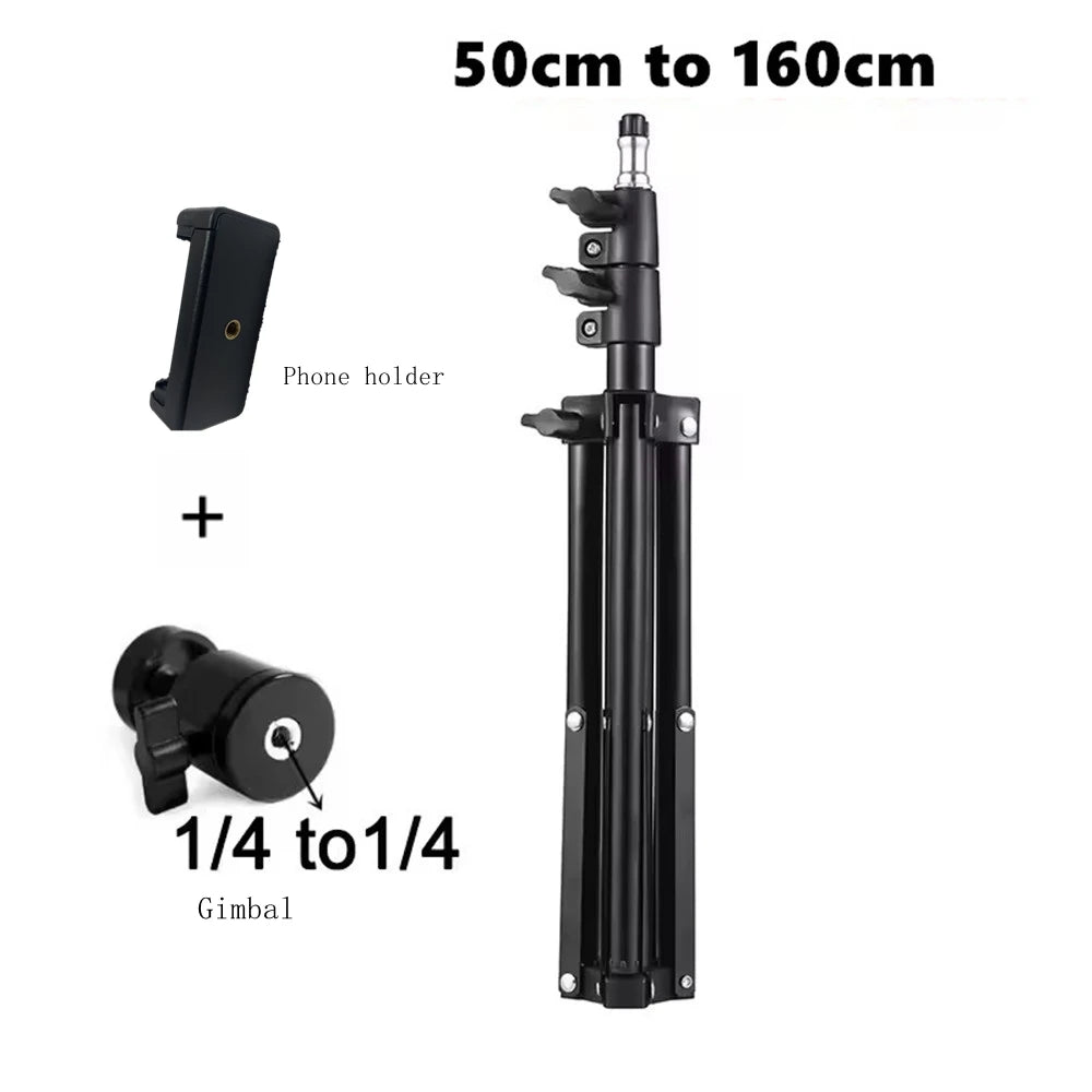 Soporte trípode portátil para mini proyector HY300, altura 50-160 cm