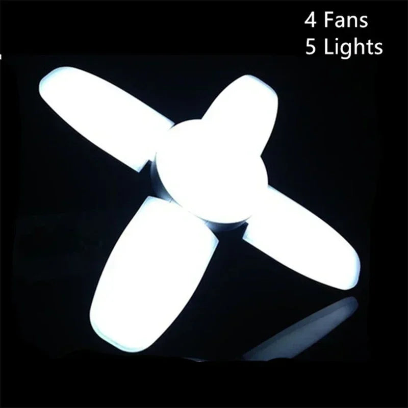 Bombilla LED Plegable 4 Cuchillas 6500K Sin Parpadeo