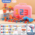 Set de Herramientas de Juguete para Niños con Taladro y Tuercas