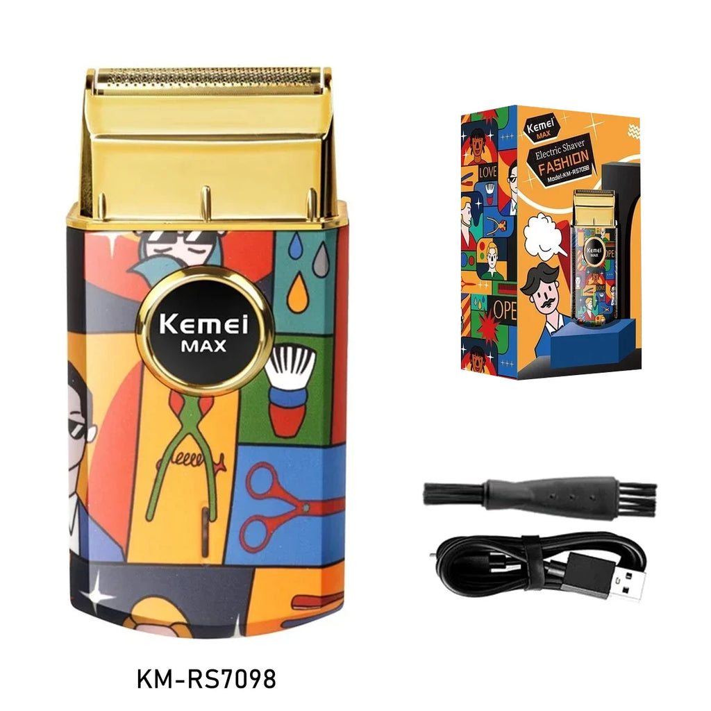 Kit de Cortapelos Profesional para Hombre, Máquinas de Barbería Profesional