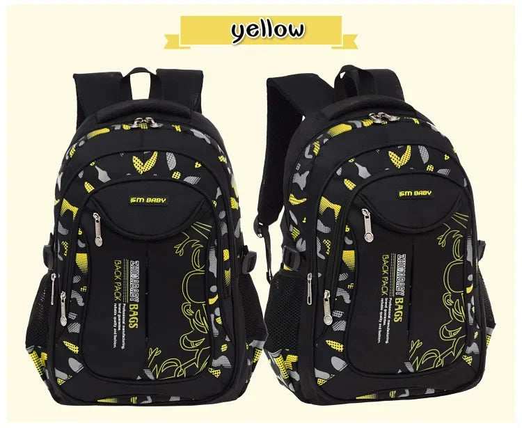 Mochila Ortopédica Impermeable para Niños de Primaria