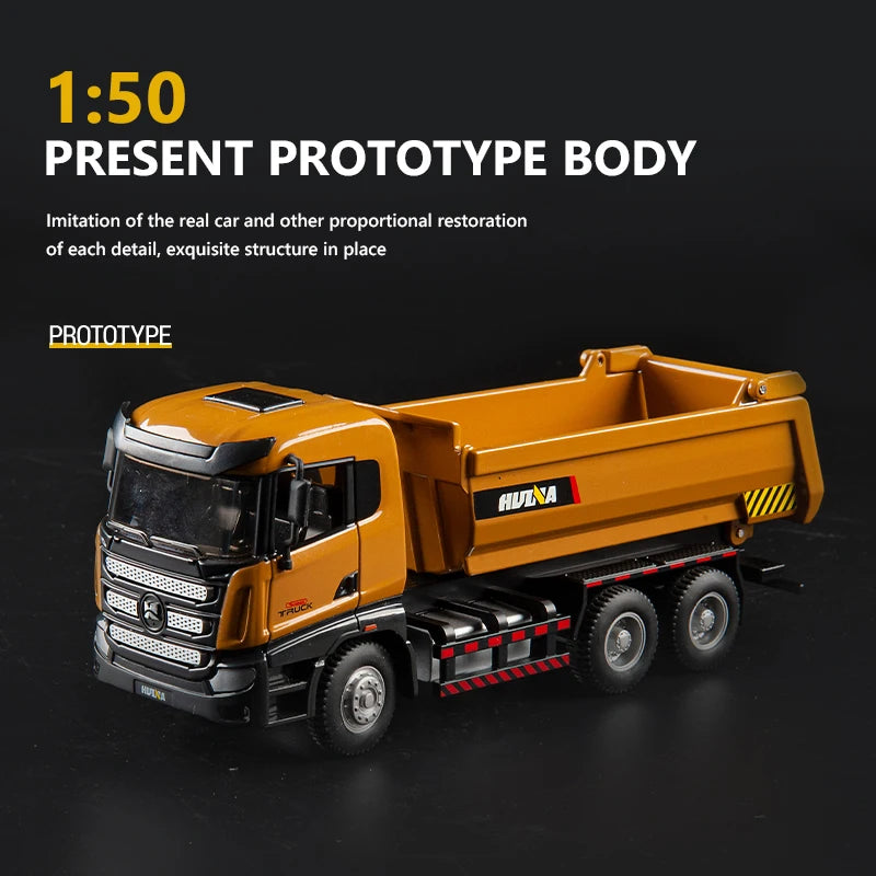 Modelo de Auto Fundido a Presión HUINA 1:50 Vehículo Construcción