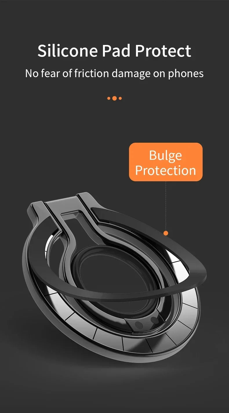 Soporte magnético para anillo de dedo para Magsafe 360 °   Soporte Giratorio para Teléfono, Compatible con iPhone 17, 16, 15, 14, 13, 12 Pro Max, Soporte de Escritorio