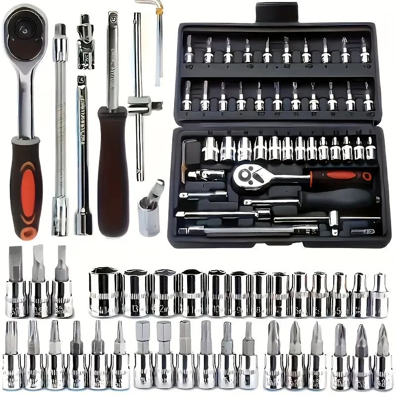Kit Herramientas 150 Piezas Reparación Automotriz