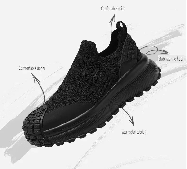 Zapatos planos ligeros de marca informales transpirables para hombre, zapatillas cómodas de moda, zapatos de hombre de talla grande