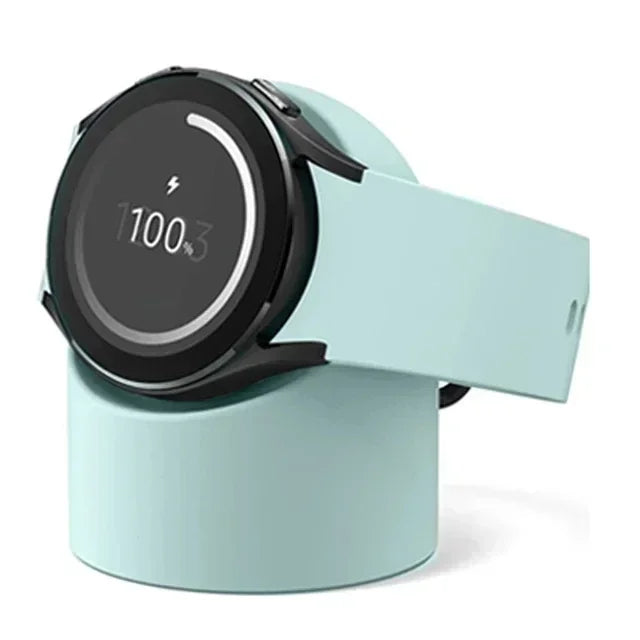 Soporte de Carga Compatible con Samsung Galaxy Watch 9 8 7 6 5, Base de Silicona para Cargador de Galaxy Watch 5 6 7 8 9 Pro