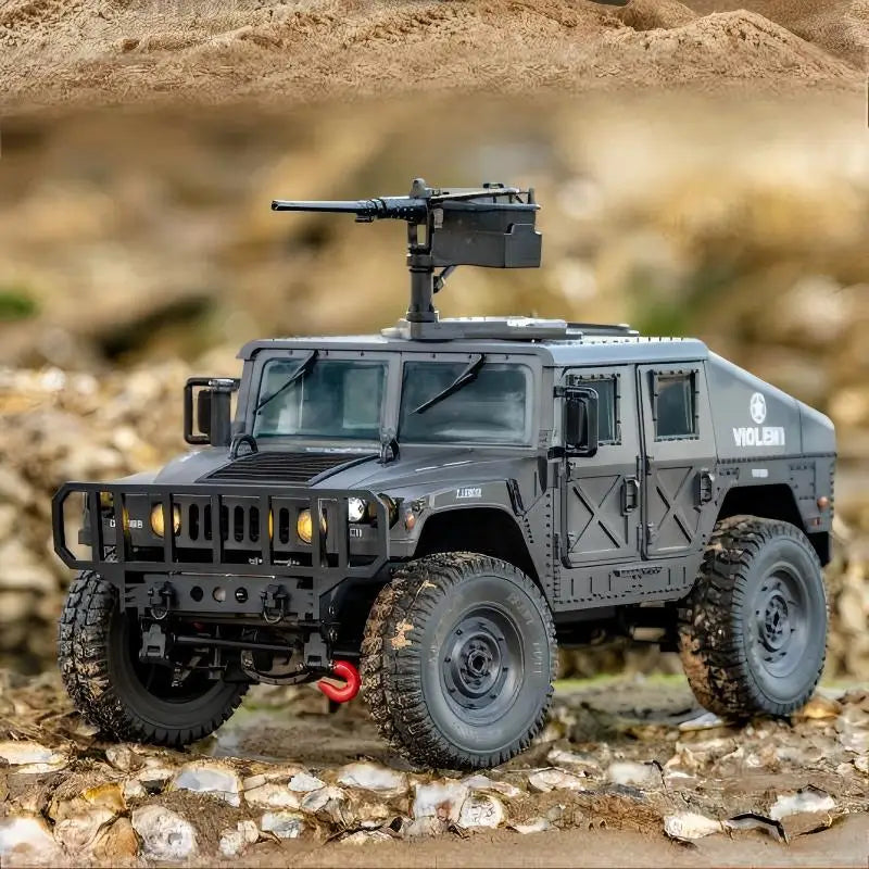 Coche RC Militar C8835, 2.4G 4WD 1:14, Vehículo de Escalada Todoterreno