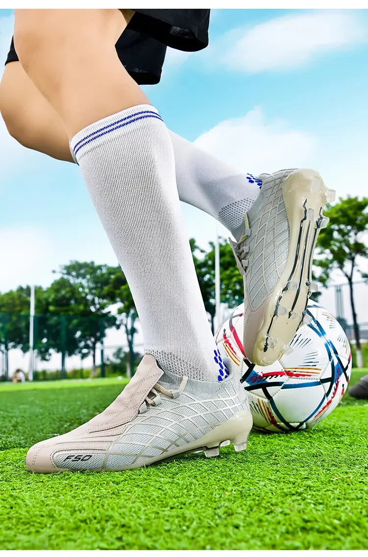 Botines de fútbol F50 FG estilo Spider unisex para terreno firme