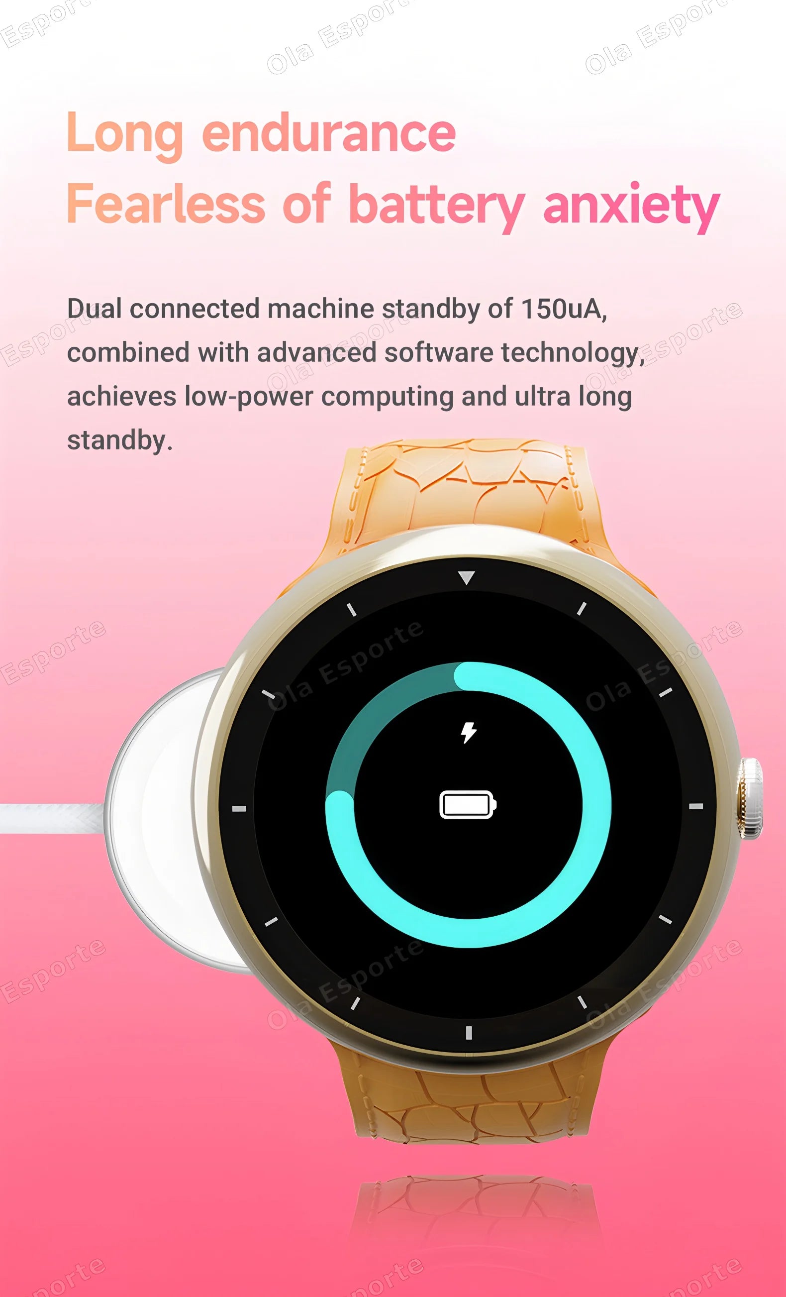 Reloj inteligente para hombre, pantalla AMOLED de 1,52 pulgadas, llamada BT, GPS, rastreador de actividad/deporte, Monitor de salud, reloj inteligente con carga inalámbrica