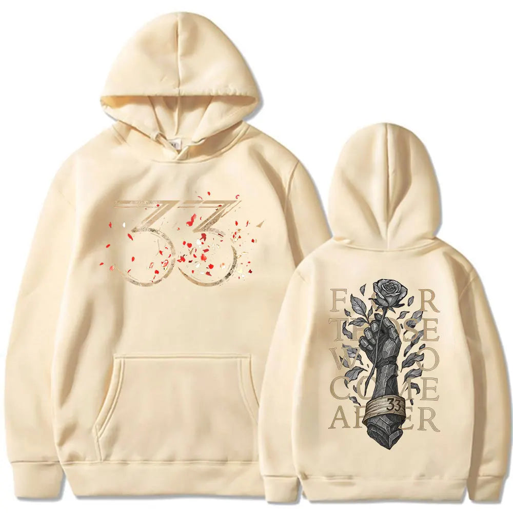 Sudadera con Capucha Clair Obscur Expedition 33, Ropa de Calle