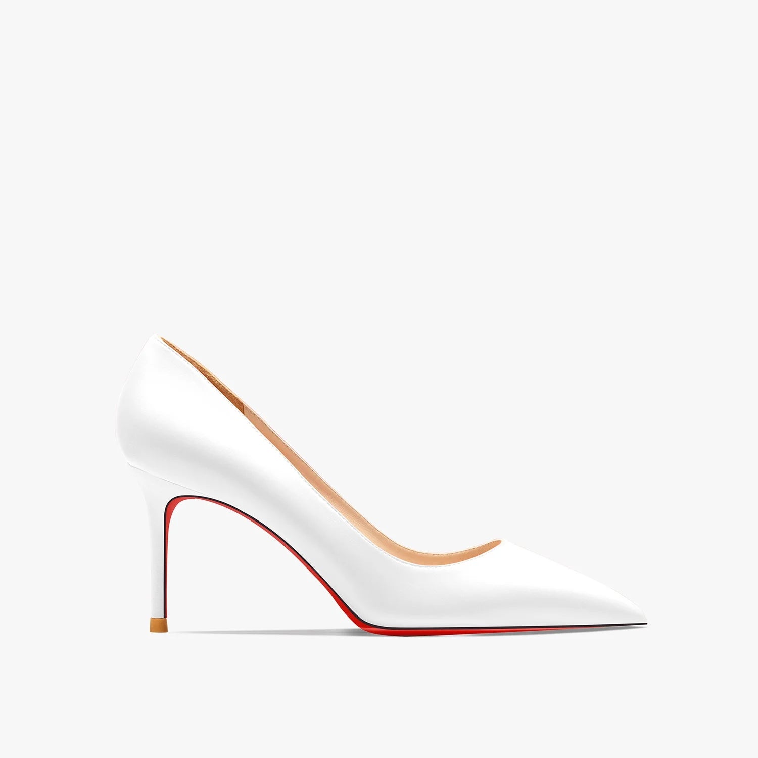 Zapatos de Tacón Alto de Punta Fina para Mujer – Cuero Mate