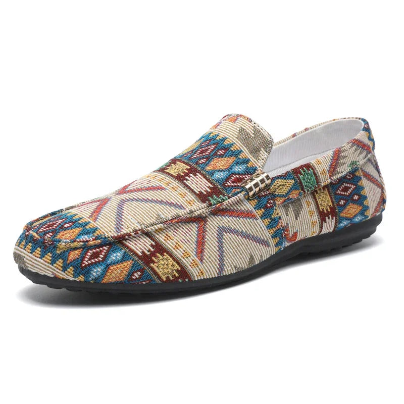 Zapatos informales de verano para hombre, mocasines transpirables para hombre, zapatos perezosos, zapatillas cómodas para caminar, zapatos planos antideslizantes para conducir